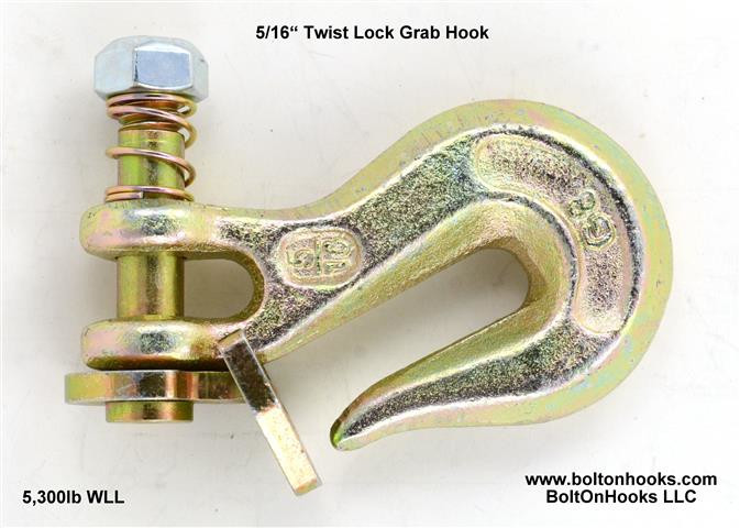 5/16 G80 Twist Lock© Grab Hook