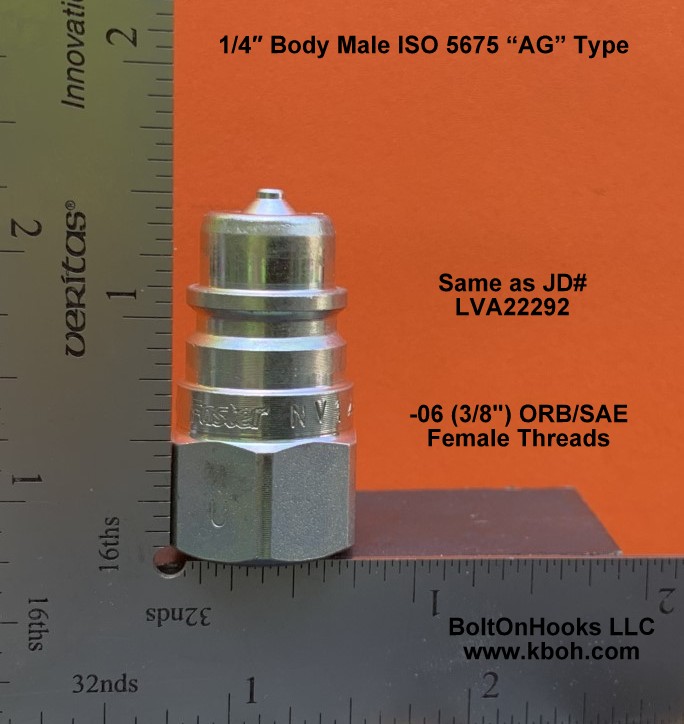 1/4″ Male ISO 5675 “AG” ORB/SAE